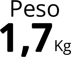 Nauta W1604 - Peso: 1,7 kg