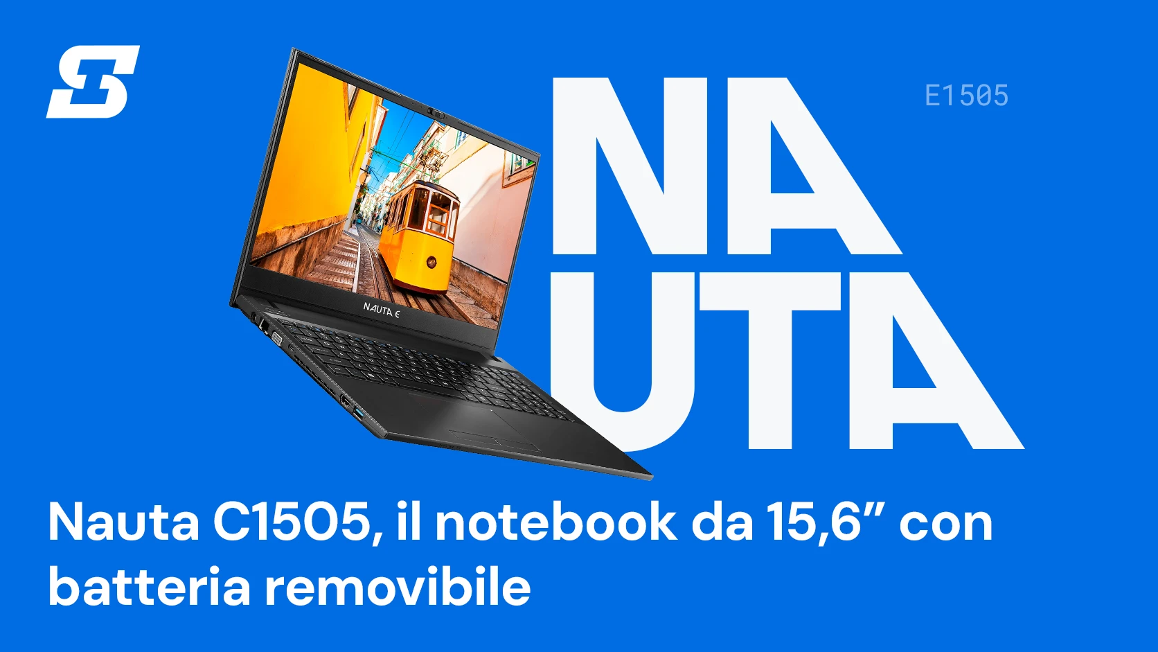 Nauta E1505 2026 - Il notebook con batteria removibile
